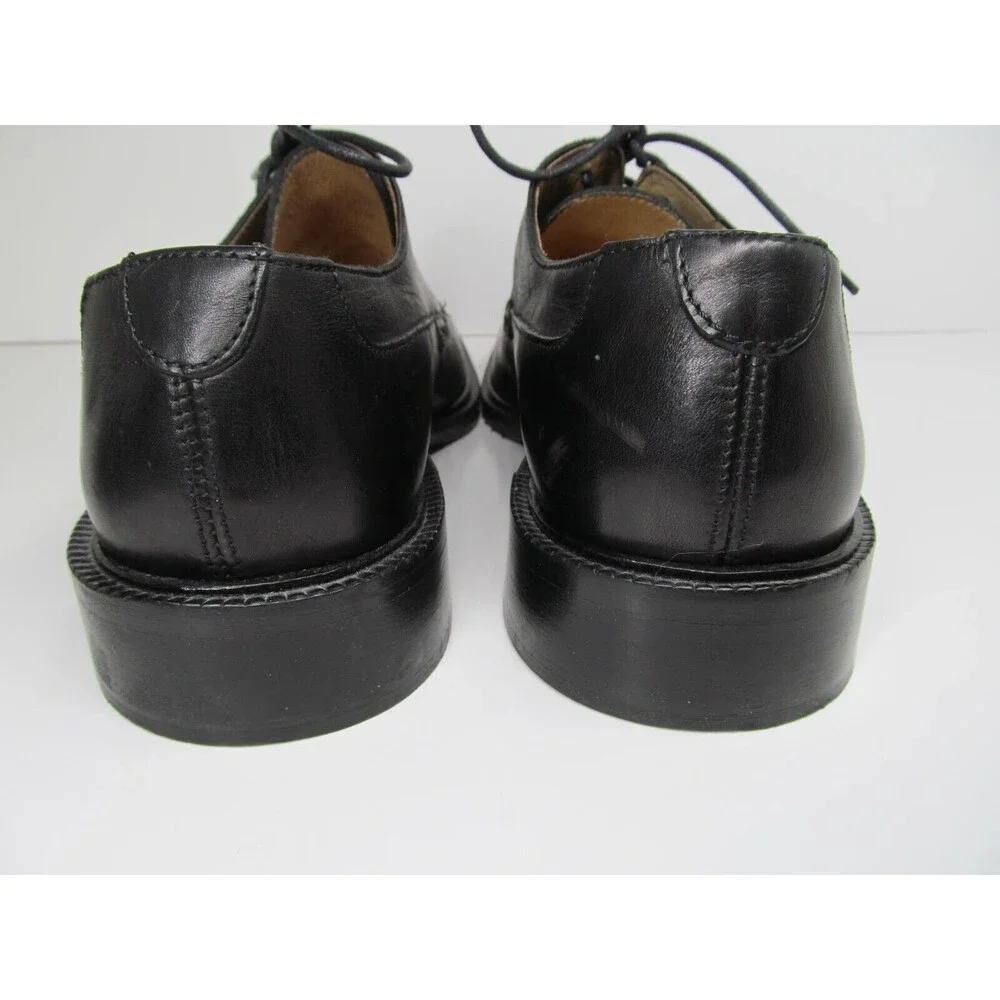 Coach Malone Mens Black Leather Split Toe Derbys Size US 8 D Made In Italy